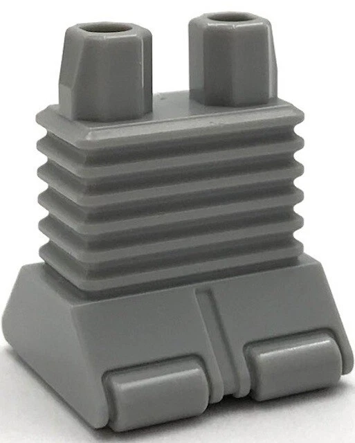 Lego новый светло-голубовато-серый робот для нижней части тела ребристый с 4 роликами деталь - Изображение 1 из 1