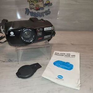 Minolta Freedom Zoom 105i APZ 35mm Kamera schwarz Top kosmetischer Zustand - Bild 1 von 8