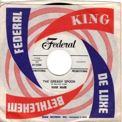 Hank Marr - The Greasy Spoon / I Can't Go On (Without You) 7" Promotional 45 - Image 1 of 4