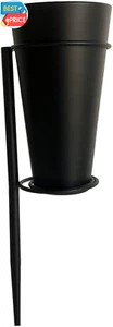 New Designed Metal Grave Vase Flower Holder in Ground Cemetery Vase Grave Decora - Picture 1 of 12