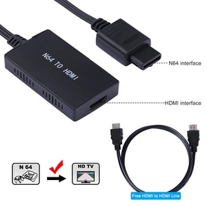 N64 auf zu HDMI Adapter Konverter für n64 SNES GameCube HDMI Cabel Plug und Play - Bild 1 von 12