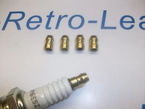 ZÜNDKERZENKLEMME KUGEL MESSING X 4 STÜCK ZÜNDKERZENNIPPEL OBERE MUTTER M4 - Bild 1 von 2