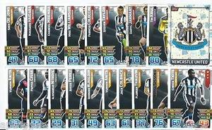2015 / 2016 EPL Match Attax NEWCASTLE UNITED Team, Star Player, Logo & Away Kit - Picture 1 of 1