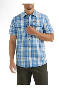 Wrangler Men's Outdoor Short Sleeve Utility Shirt with Moisture Wicking Size S - Picture 1 of 6