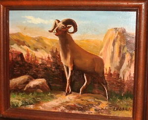 IMPRESSIONISTISCHE LANDSCHAFT BERGWIDDER ÖLGEMÄLDE SIGNIERT - Bild 1 von 12