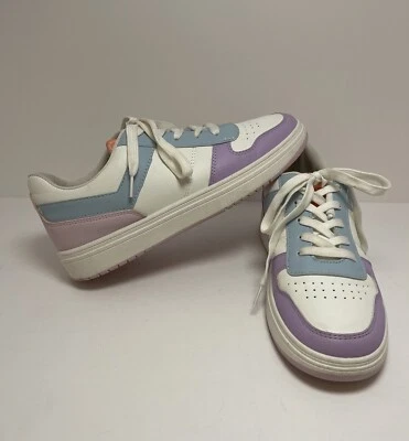 Женский размер 8 - пони город крылья низкий верхний многоцветный пастель кроссовки обувь - Изображение 1 из 4