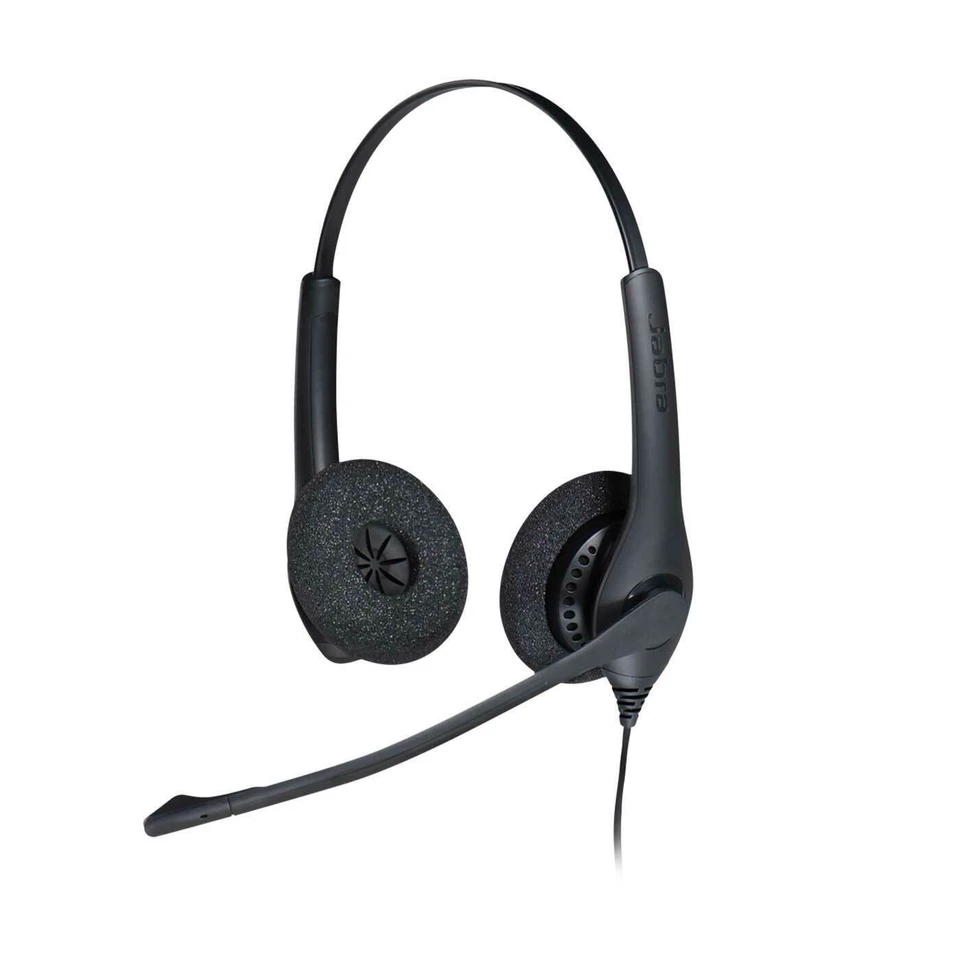 Jabra Biz 1500 Duo Professional UC Wired Headset - Black