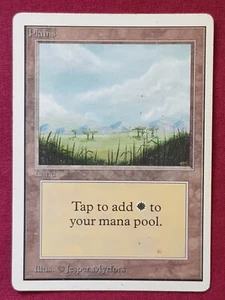Magic The Gathering UNLIMITED PLAINS A land card MTG UNL - Picture 1 of 2