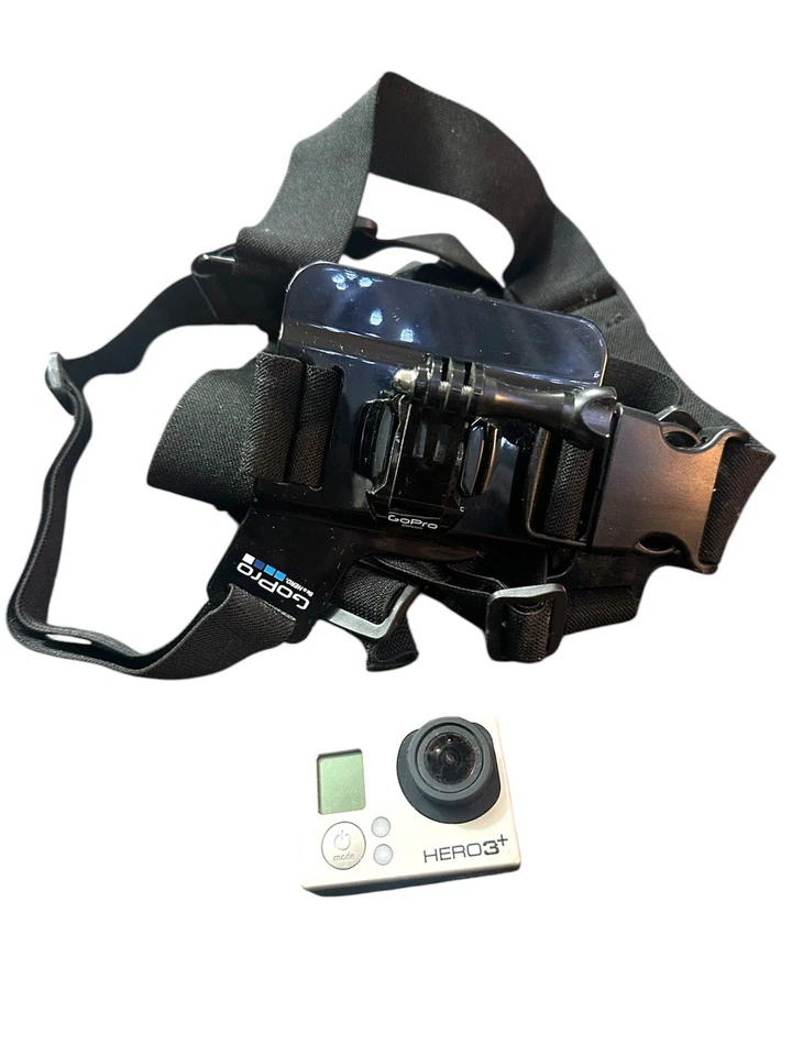 Cámara GoPro HERO3: Silver Edition - plateada con pieza de montaje en pecho  Foto 1 de 2