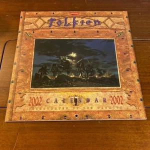 Vintage Y2K Tolkien Wall Calendar Ted Nasmith ISBN #0066211549 (2002) + Poster - Picture 1 of 4