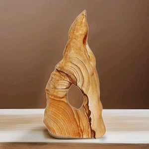 Arenisca natural arco de roca en capas roca roja arenisca arte escultura 8" de alto - Imagen 1 de 17