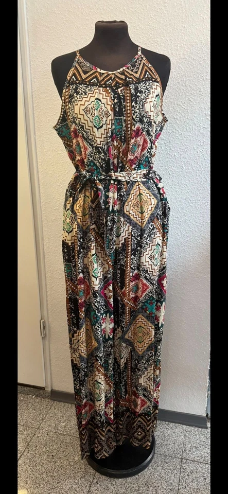 ITALY  Latzhose OVERALL JUMPSUIT weites Bein schwarz Gr. 34,36,38,40,kl.42  J13 - Bild 1 von 3