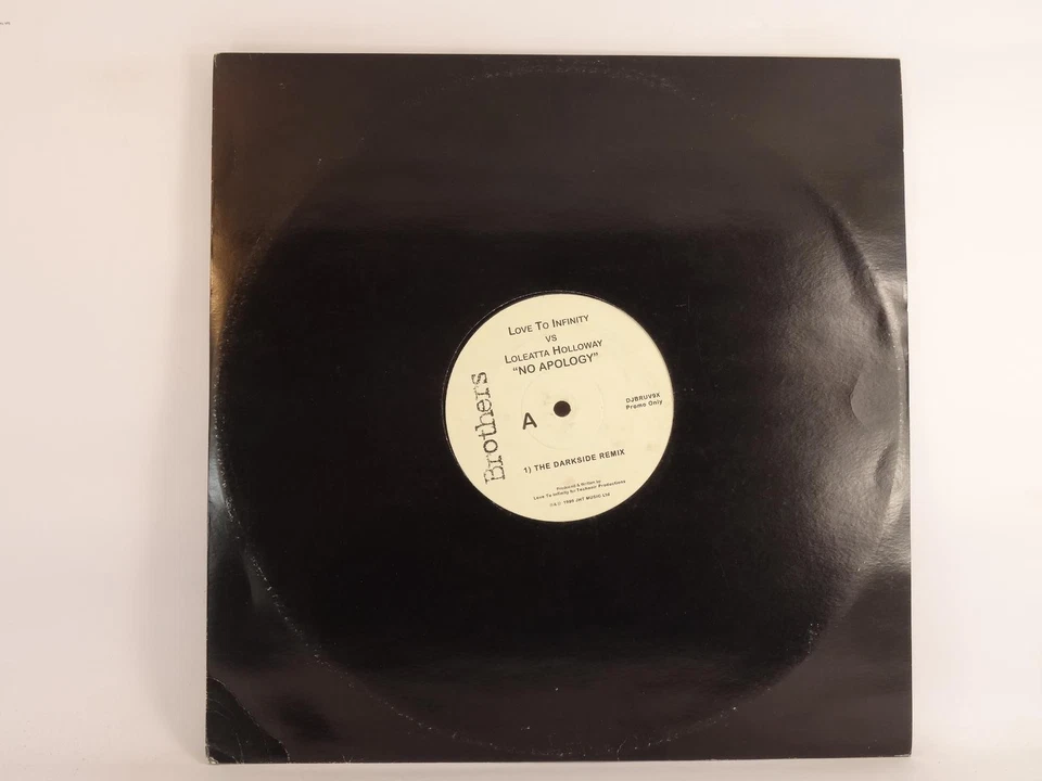 LOVE TO INFINITY vs LOLEATTA HOLLOWAY NO APOLOGY (darkside remix/LTI mast (A) 12 - Image 1 of 4
