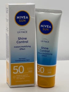 NIVEA Sun UV Face Anti-Aging SPF 50 50ml, Sun Cream Protect Against Sun - Picture 1 of 3