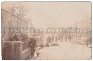 CROWLAS RP - Children in the Street - Ludgvan Penzance Cornwall Postcard ref.252 - Picture 1 of 2