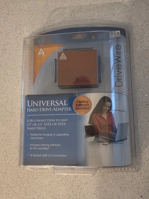 Apricorn Drive Wire Universal Hard Drive Adapter USB to 2.5-3.5 SATA PATA new - Image 1 of 4