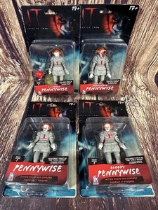 It Chapter 2  Pennywise  Horror Figures Complete Set Of 4 Series 1 Sealed New - Picture 1 of 7