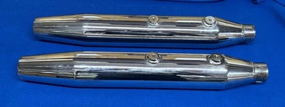 Harley Davidson Softail 2000-2007 escape silenciadores antideslizantes 65842-07 Foto 1 de 3