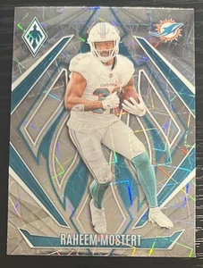 2024 Panini Phoenix Lazer Parallel RAHEEM MOSTERT #122 Miami Dolphins MINT - Picture 1 of 2