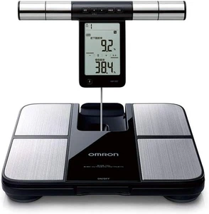 Omron HBF-702T Body Composition Scale Bluetooth Segmental Fat Muscle Analyzer - Foto 1 di 5
