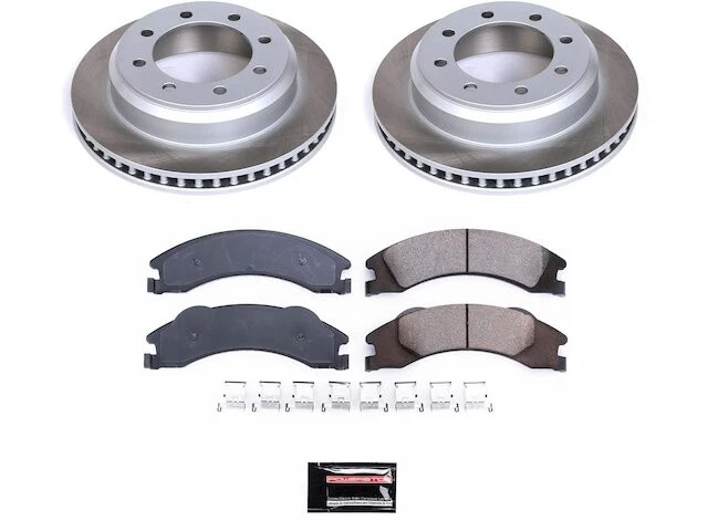 Pastilha de freio traseira e kit de rotor para Ford E150 E250 E350 Super Duty E450 MY46X4 - Imagem 1 de 1