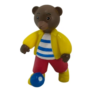 sympa figurine PVC petit ours brun foot  environ 6 cm ( bayard  )  2208 - Picture 1 of 1