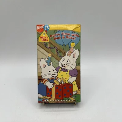 Max & Ruby Party Time with Max & Ruby! (2006) Rare VHS - Image 1 of 4