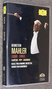 Bernstein Mahler: Lieder Songs DVD Hampson Popp Groenroos Israel Philharmonic - Picture 1 of 3