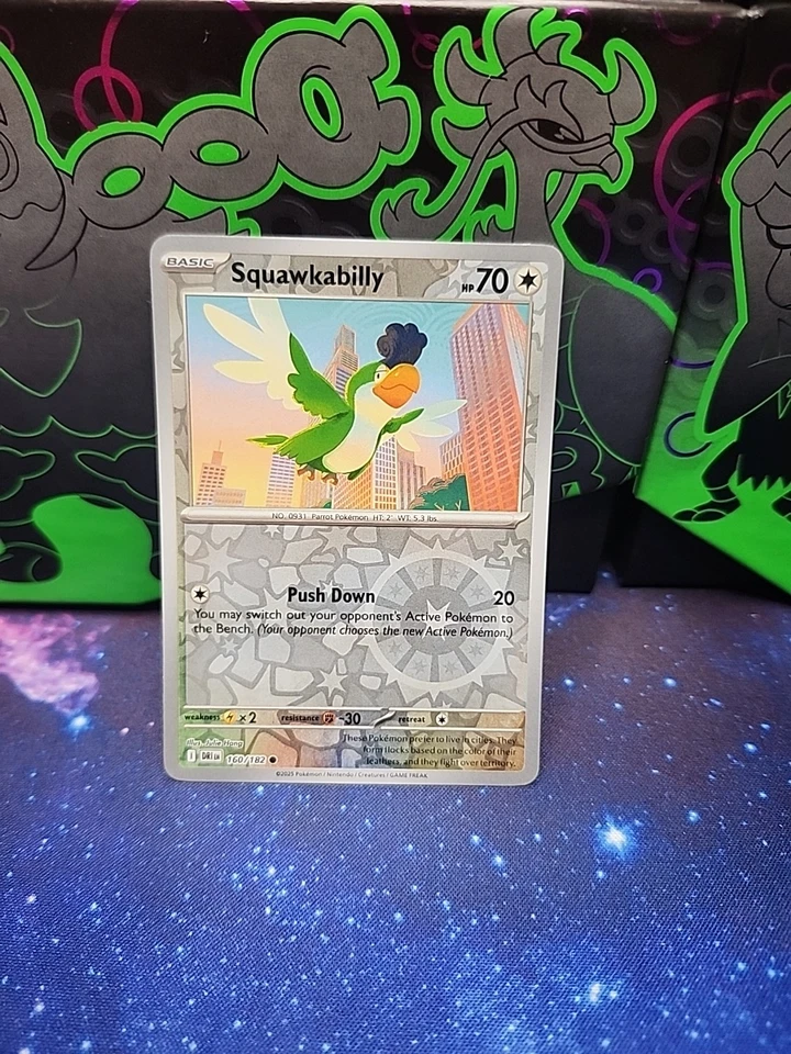 Squawkabilly 160/182 Sv10: Destined Rivals Reverse Holo - Image 1 of 1