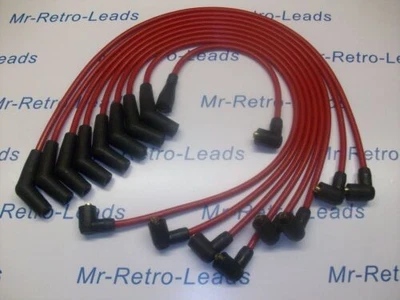 RED 8MM PERFORMANCE IGNITION LEADS RANGE ROVER 3.9 4.0 4.6 DISCOVERY 4.0 LUCAS - Image 1 of 4