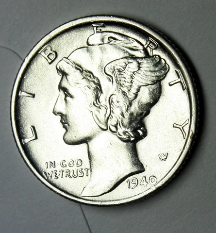 1940-s Mercury Head Dime High Grade  (Inventory A) Cover