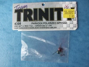 TRINITY 4398 BRUSHED MOTOR SPRINGS PRO SET RED GREEN 11 9 OZ PARADOX TRK4398 NIP - Picture 1 of 1