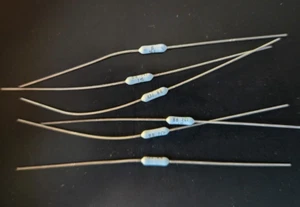 6pcs 88.7 ohm 1/4W 1% Metal Film Precision Axial Resistors ~ NEW ~ - Picture 1 of 1