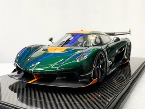 1/12 FrontiArt Koenigsegg Jesko 7317 in Green Carbon , carbon Base F110-7317 - Picture 1 of 10