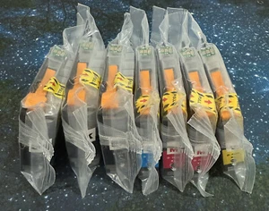 7 pack Ink Cartridge for Brother LC201 LC203xl Mfc J680dw J460dw J480dw J885dw - Picture 1 of 3