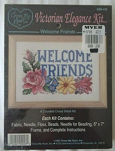 Vintage '91 Victorian Elegance Kit by Cross My Heart "Welcome Friends" - Bild 1 von 3