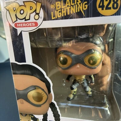 Black Lightning Thunder DC Funko Pop Heroes #428 Nuevo/Como Nuevo 2021 Nafessa Williams Foto 1 de 4