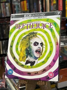 Beetlejuice 4K ULTRA HD ZAVVI LIMITED EDITION STEELBOOK SLIP COVER BOX BRAND NEW - Picture 1 of 8