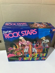 MATTEL BARBIE ROCK STARS ENSEMBLE DU CONCERT DE 1986 REF 3611 NEUF BOITE NEW BOX - Foto 1 di 6