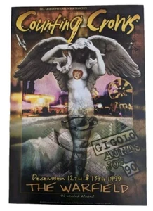 Counting Crows Poster Fillmore The Warfield Gigolo Aunts Joe 90 Dezember 1999 💎 - Bild 1 von 6