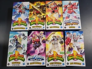 Power Rangers VHS Retro Style Action Figures lot of 8 Brand New - Picture 1 of 2