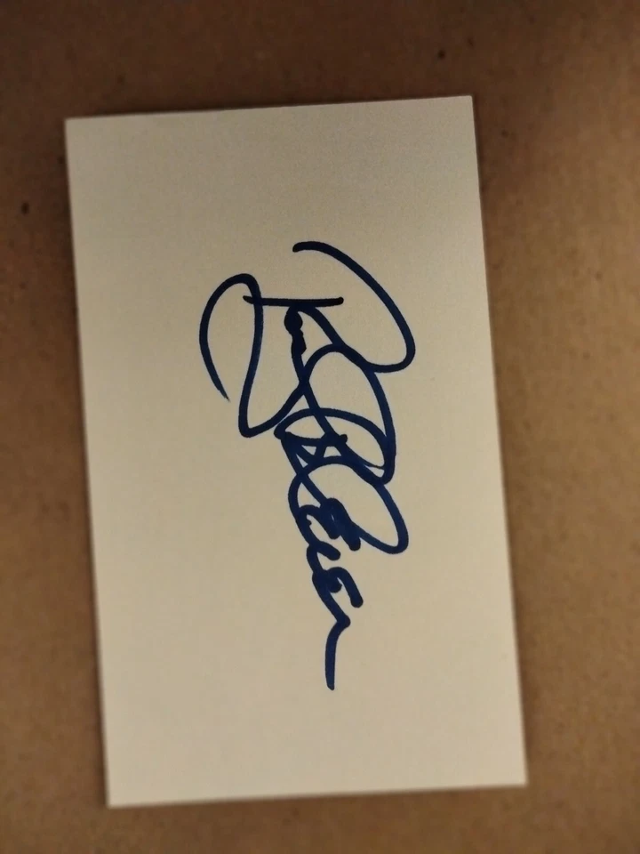 Randy Couture Autographed Index Card UFC MMA - Image 1 of 1