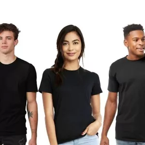 Premium T-Shirts, 3er Pack, Unisex T-Shirts für Herren & Damen, 100% ringgesponnene Baumwolle - Bild 1 von 5