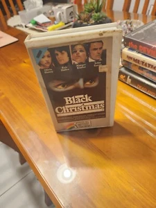 Black Christmas Vhs Bob Clark STAR VIDEO Extremely Rare Some Mould - Picture 1 of 5