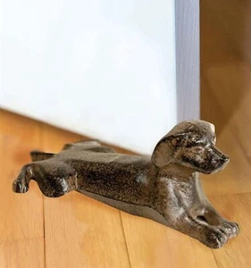 Manueller Holzarbeiter & Weber HUND Gusseisen Türstopper 6,5" x 2,875" x 3,5" NEU - Bild 1 von 1