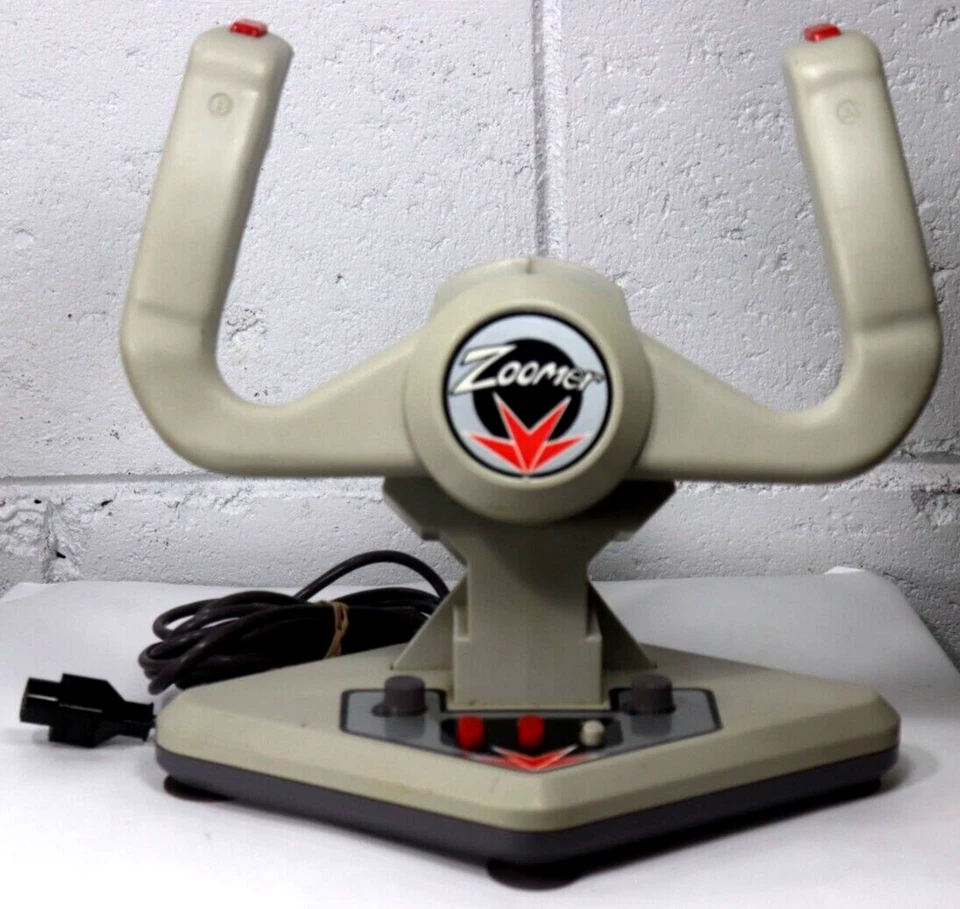 Nintendo Zoomer Flight Stick Game Controller Authentic Vintage NES BEESHU G4 - Image 1 of 4