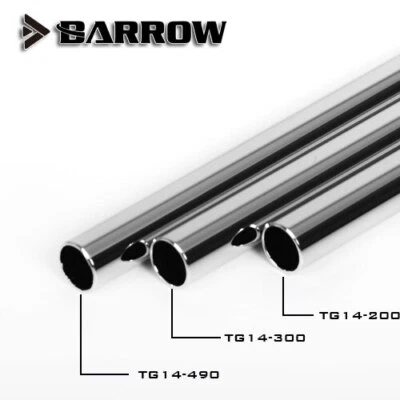 Barrow Chrome Plated Rigid Tube OD14mm 200 /300/490mm Length Water Cooling Tube - Image 1 of 2