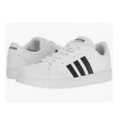 Adidas Baseline Zapatillas Informales Blancas Niños Niños Talla 12 Foto 1 de 4