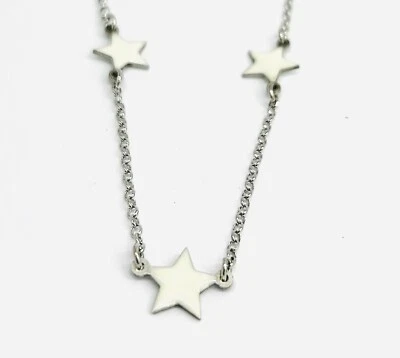 Collana Donna Argento Stelle Smaltate _ARC005 - Immagine 1 di 3
