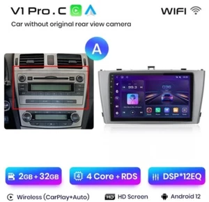 RADIO 2 DIN 9" PARA TOYOTA AVENSIS ANDROID GPS BLUETOOTH NAVEGADOR 08/15 CARPLAY - Imagen 1 de 5